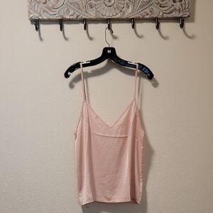 POL Light Pink Sleeveless Camisole Size L NWOT